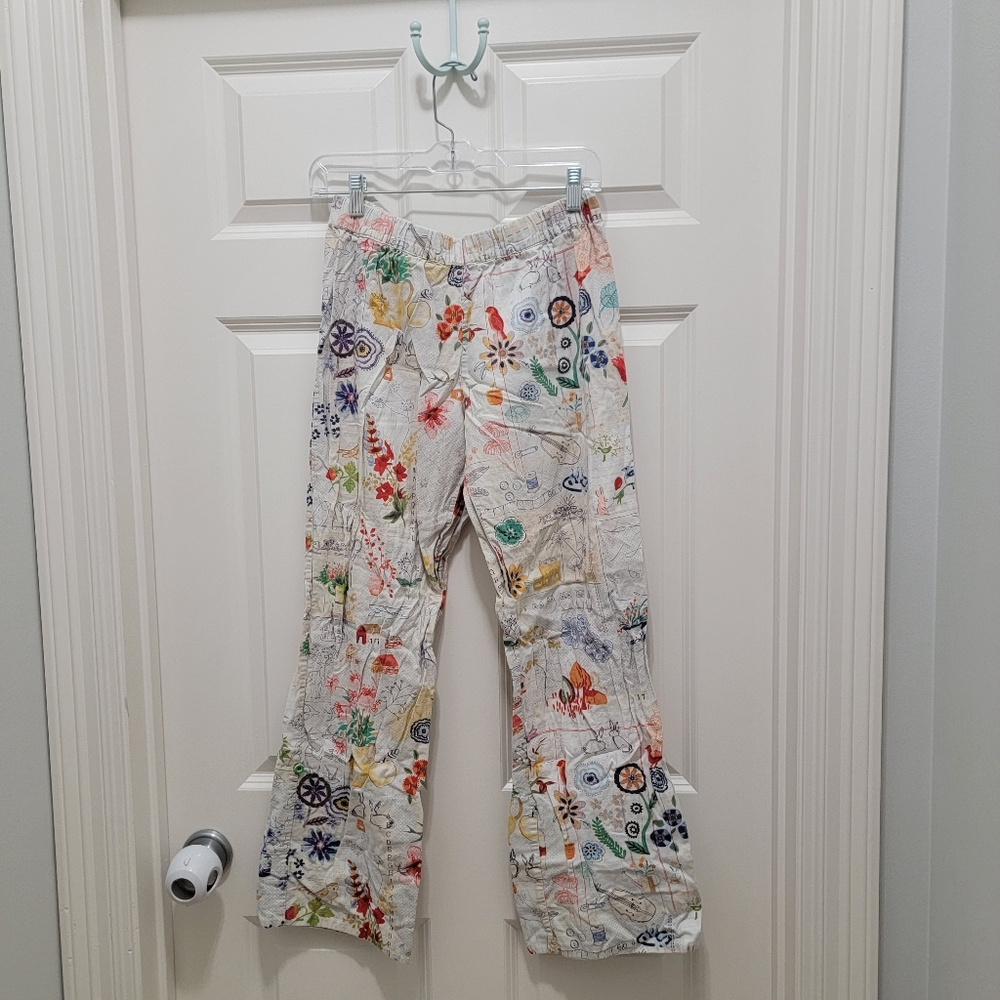 ANTHROPOLOGIE SKETCHBOOK PAJAMA PANTS